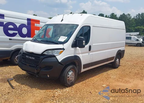 2023 Ram Promaster 2500 High Roof 159 Wb from USA, damaged, VIN 3C6LRVDG2PE529644